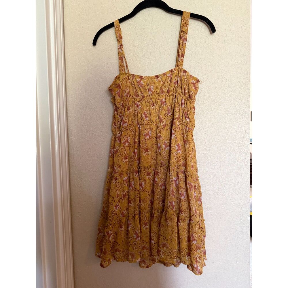 Cute yellow summer dress medium